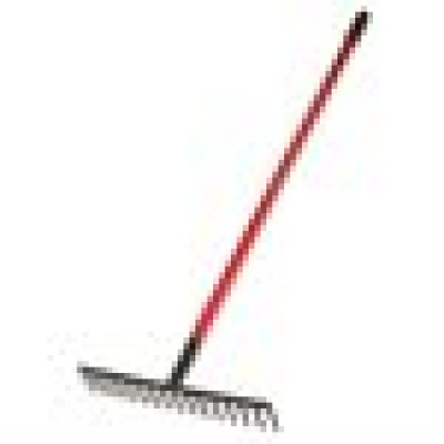 Bully Tools 92311 16-Inch Level Head Rake with Fiber Glass Handle and 14 Steel Head Tines, 60-Inch   556543105